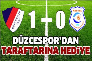 Düzcespor, Kestel engelini aştı 1-0