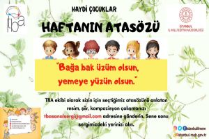 Atasözünü anlatan öğrenci eserleri sergilenecek