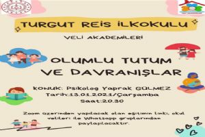Olumlu Tutum ve Davranışlar konulu eğitim