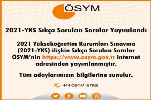 2021 YKS hakkında soru ve cevaplar