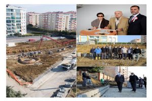 Baldöktü’nün yeni parkı hızla tamamlanıyor