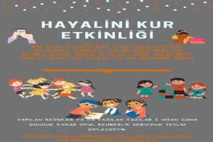 Turgut Reis İlkokulu’ndan Hayalini Kur Etkinliği