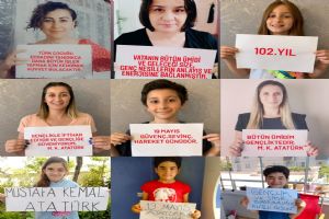 Baldöktü öğrenci ve öğretmenlerinden anlamlı 19 Mayıs etkinliği