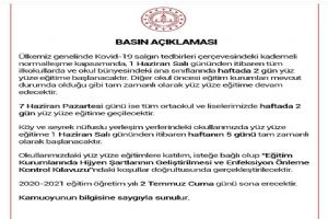 MEB’den açıklama