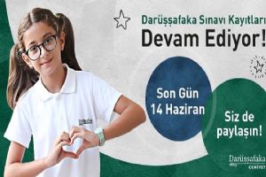 Darüşşafaka Sınav kayıtları sürüyor