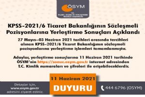 KPSS sonuçları açıklandı