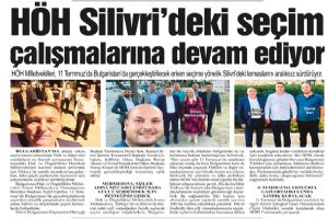 HÖH Silivri’deki seçim çalışmalarına devam ediyor