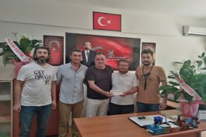 Eğitim İş’ten Gazi İlkokulu yöneticilerine hayırlı olsun ziyareti