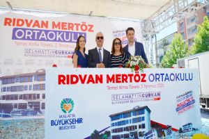 Rıdvan Mertöz Ortaokulu’nun temeli atıldı
