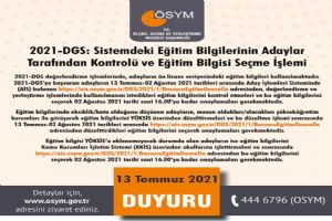 Dikey Geçiş Sınavı