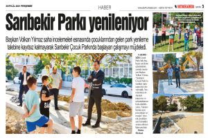 Sarıbekir Çocuk Parkı yenileniyor