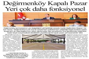 Değirmenköy Kapalı Pazar Yeri çok daha fonksiyonel