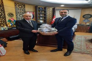 Yılmaz, MHP Genel Başkanı Bahçeli’yi ziyaret etti