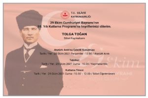 29 Ekim Cumhuriyet Bayramı programı
