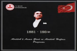 10 Kasım Atatürk’ü Anma Günü programı