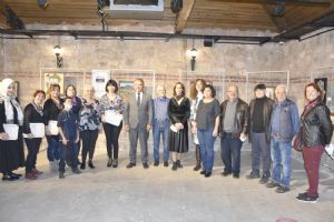 Ateşin Renkleri Cam Mozaik Sergisi açıldı