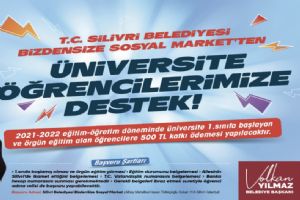SİLİVRİ BELEDİYESİNDEN ÜNİVERSİTE ÖĞRENCİLERİNE 500 TL!