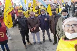 “İnsanca yaşam, emekten ve halktan yana bütçe için omuz omuza”