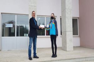 Karate başarısı ödüllendirildi