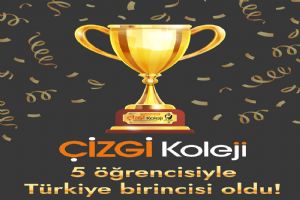 5 Türkiye 1.si Çizgi Koleji’nden