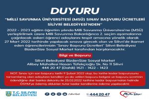 Silivri Belediyesi öğrencilerin sınav ücretini karşılayacak