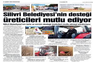 Silivri Belediyesi’nin desteği üreticileri mutlu ediyor