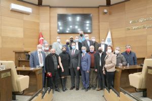 Başkan Yılmaz emekli personelle bir araya gelmeye devam ediyor