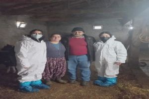 Geleceğin veterinerleri aşı çalışmasına katıldı