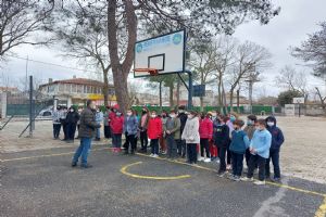 Sönmez Ortaokulu’nda tatbikat gerçekleştirildi