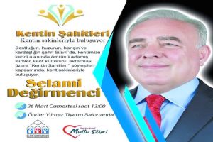 Değirmenci’nin katılacağı etkinlik 26 Mart’ta