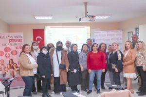 Kadın esnaflara sağlık semineri düzenlendi