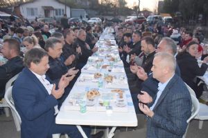 Kurfallı sakinleri gönül sofralarını doldurdu