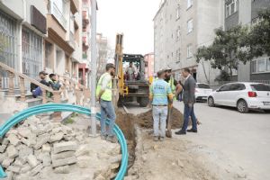 Alibey’de Sokak İyileştirme çalışmaları sürüyor