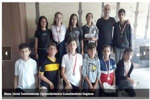 Büyükçavuşlu öğrencilerinin masa tenisi başarısı