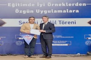 Volkan Yaran’a 3. kez Eğitimde İyi Örnekler Ödülü
