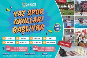 Silivri Belediyesi Yaz Spor Okulları başlıyor