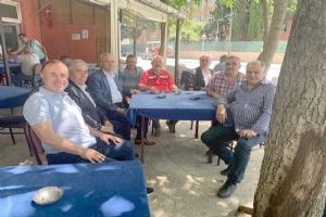 Vatandaş ile bayramlaştılar