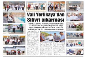 Vali Yerlikaya’dan Silivri çıkarması