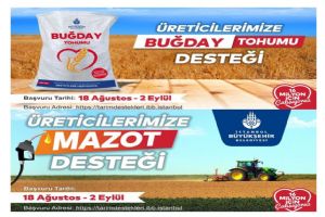 İBB’den mazot ve ekmeklik buğday desteği