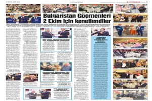 Bulgaristan Göçmenleri 2 Ekim için kenetlendiler