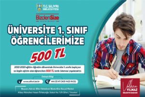 Üniversite öğrencilerine 500 TL’lik destek