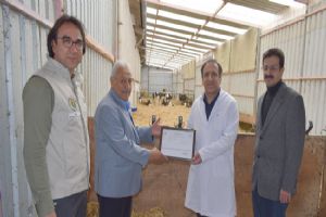Hastalıktan Ari İşletme Sertifikası takdim edildi