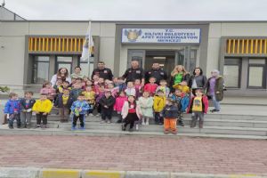 Anasınıfı öğrencileri Afet Koordinasyon Merkezi’nde