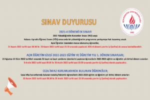 Açıköğretim Lisesi’nden ek sınav duyurusu