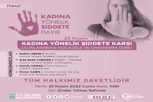Kadına Yönelik Şiddete Hayır Paneli