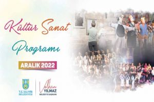Aralık Ayı Kültür Sanat Programı belli oldu