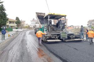 Asfalt çalışmaları devam ediyor