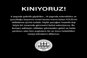 “Hiçbir çocuğun insanlık dışı bir muamele görmesini kabul edemiyoruz”