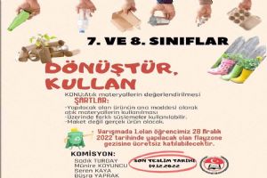 “Dönüştür ve kullan” yarışması
