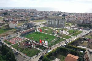 YOĞURTHANE SAKİNLERİ PARK VE SPOR SAHALARINA KAVUŞTU